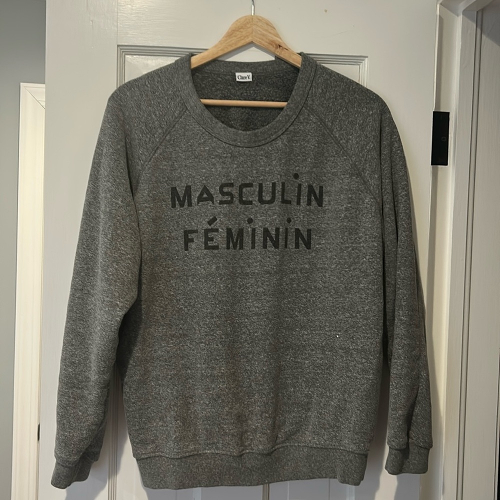 Clare V « Masculin Féminin » sweatshirt